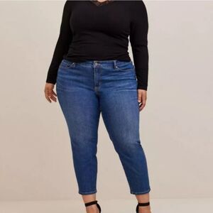 Torrid Blue Ankle Jeans